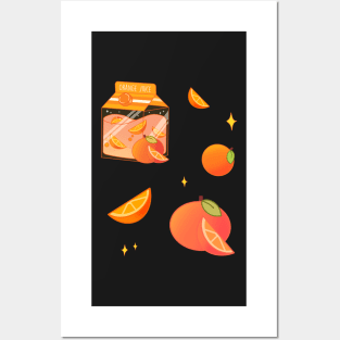 Orange Juice Box Posters and Art